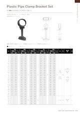 樹脂パイプクランプ ブラケットセットのカタログ