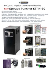 HDD,SSD Physical Destruction Automated Machine  Storage Puncher STPN-30のカタログ