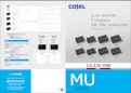 低背小型DC-DCコンバータ『MUシリーズ』-COSEL CO., LTDのカタログ