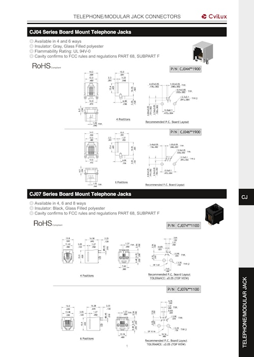 CviLux モジュラージャック (株式会社アルテックス) のカタログ