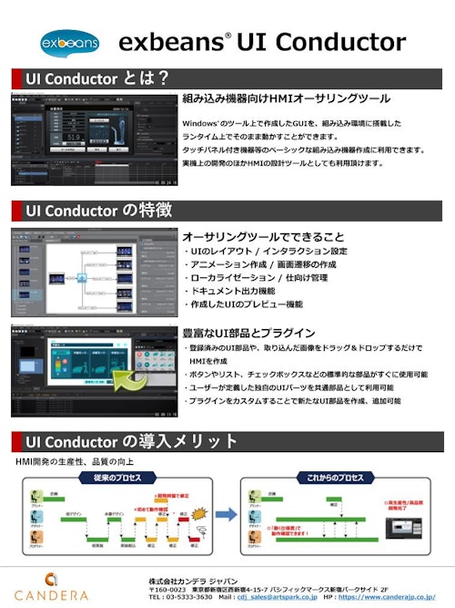 HMIオーサリングツール『UI Conductor』 (株式会社カンデラ ジャパン) のカタログ