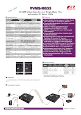 4K HDMI KVM延長器 Rextron FVMS-M033のカタログ