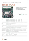 COM Express Compact Type 6: conga-TCA5-congatec Japan K.K.のカタログ