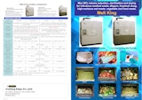 Max 98% volume reduction, sterilization and drying for infectious medical waste, diapers, livestock dung, high-moisture wet waste, vegetable and food waste. Melt Kingのカタログ