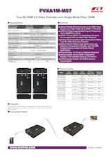 4K HDMI KVM延長器Rextron FVXA1M-M57のカタログ