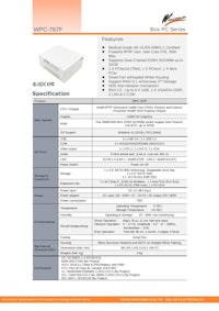 医療用『60601-1-2 第4版認証』Intel第9世代BOX型コンピュータ『WPC-767F』 【Wincommジャパン株式会社のカタログ】