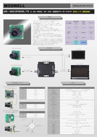 2.1M PIXEL 3G-SDI 高感度カラーボードカメラ MS-M213FHS26 【株式会社モスウェルのカタログ】