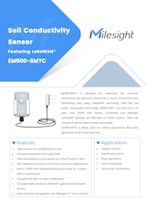 屋外用土壌水分センサー 防塵防水IP66 Milesight EM500-SMTのカタログ