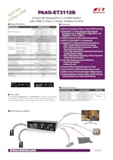 Rextron USB KVMスイッチ PAAG-ET3112Bのカタログ