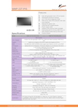 医療用抗菌アルミ筐体21.5型-第12世代ファンレス・タッチパネルPC電源内蔵版『WMP-22T-PIS』のカタログ