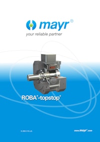 ROBA-topstop 【Mayr Japan 合同会社のカタログ】