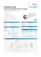 UMEC ACDC 880W Hot-swappable Redundant Power_UP8802R-01XXGのカタログ