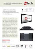 21.5" オープンフレイム高輝度IP65ディスプレイ FT215TMCAPOFHBOB(1,000cd/m2)-サンテックス株式会社のカタログ