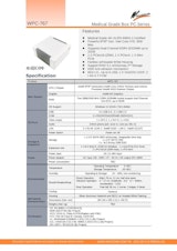 医療用『60601-1-2 第4版認証』Intel第9世代ファンレスBOX型コンピュータ『WPC-767』のカタログ