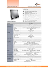 Celeron版19型-IP66防塵防水パネルPC『WTP-8B66-19』のカタログ