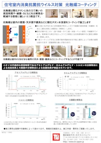 住宅室内消臭抗菌抗ウイルス対策 光触媒コーティング 【株式会社チタンネクストジャパンのカタログ】