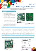 産業用Micro-ATXマザーボード MM10-Q6700-サンテックス株式会社のカタログ