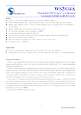 Worldsemi ワールドセミ(中国)　WS2814A データシートのカタログ