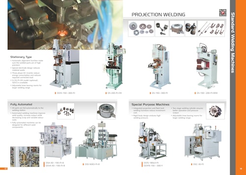 プロジェクション溶接機 (大慶電機工業有限会社) のカタログ
