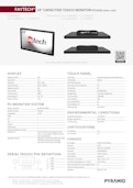 24インチ産業用IP65タッチパネルモニター faytech FT24TMCAPOB-サンテックス株式会社のカタログ