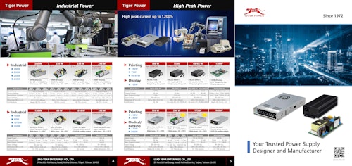 Lead Year Enterprise　Tiger Power (台湾)　製品リスト (二松電気株式会社) のカタログ