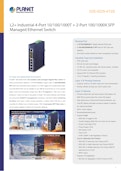 イーサネットスイッチ PLANET IGS-5225-4T2S-サンテックス株式会社のカタログ