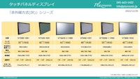 タッチパネルディスプレイ　赤外線方式（IR）シリーズ 【株式会社プラズモニックジャパンのカタログ】