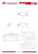 プッシュソレノイド　CB0847のカタログ