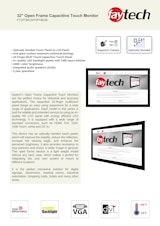 32インチオープンフレイムディスプレイ Faytech FT32TMCAPOFHBOB 製品カタログのカタログ