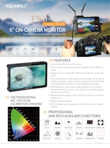 6インチワイド4K対応 一眼レフカメラ 撮影用モニター FEELWORLD F5 Pro V4のカタログ