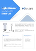 屋外用LoRaWAN光センサー Milesight EM500-LGT-サンテックス株式会社のカタログ