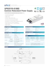 UMEC ACDC 920W Hot-swappable Redundant Power_UP9201R-01XXGのカタログ