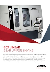 GCX Linear 【ANCA Machine Tools Japan株式会社のカタログ】