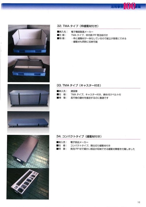 活用事例100選集パンフレット2 (西田製凾株式会社) のカタログ