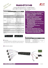 Rextron DP KVMスイッチ PAAG-ET3114Bのカタログ