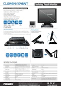 10.4インチタッチディスプレイ NEWAY CL1046NT-SUNTEXのカタログ