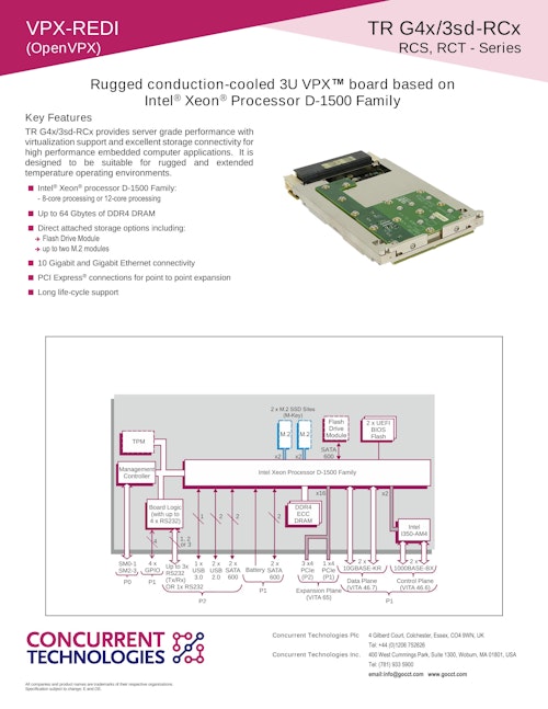 TR G4x/3sd-RCx - 堅牢なVPXサーバー (アスコット株式会社) のカタログ