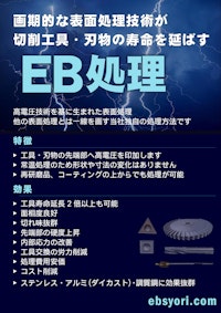 EB処理 【株式会社エレクトロンチャージャー研究所のカタログ】