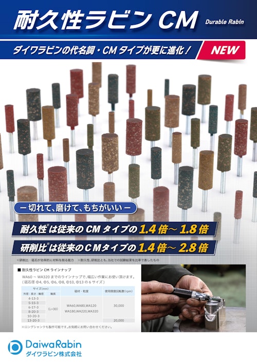 耐久性ラビンCM (ダイワラビン株式会社) のカタログ